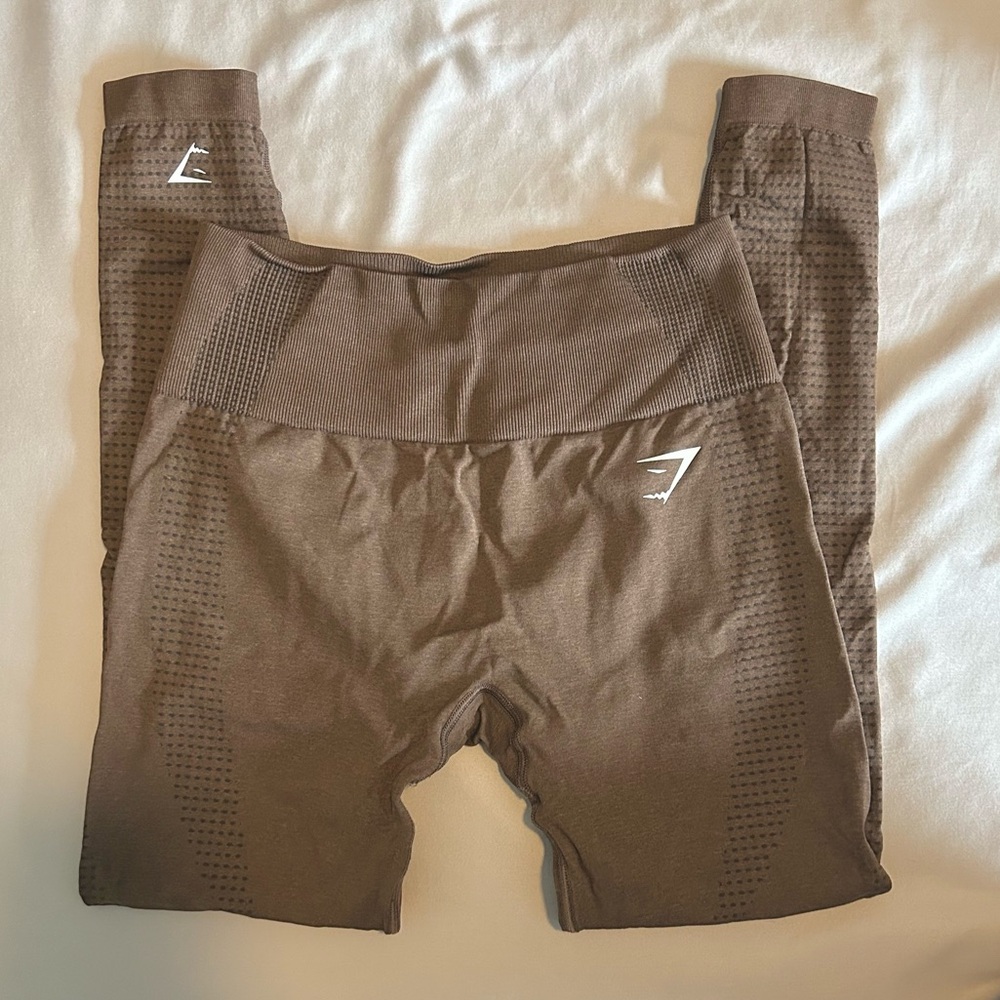 Gymshark vital leggings brown marl